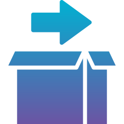 Delivery box icon