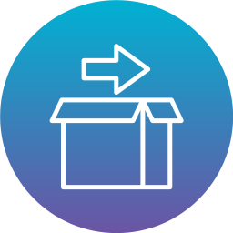 Delivery box icon