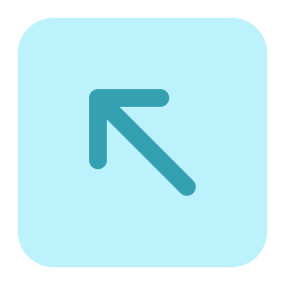 diagonale pijlen icoon