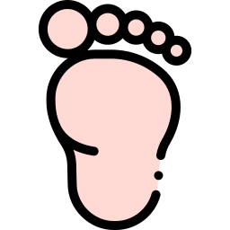 pies de bebe icono