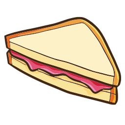 Strawberry jam icon