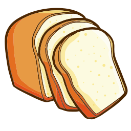 pan blanco icono