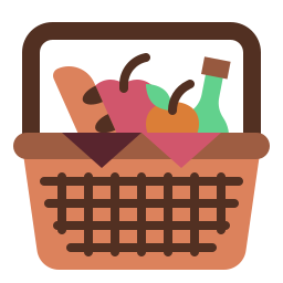 Picnic basket icon