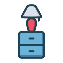 Table lamp icon