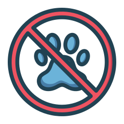No pets icon