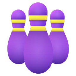 Bowling pins icon