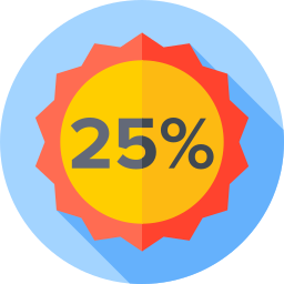 25 percent icon