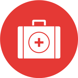 First aid kit icon