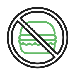 No fast food icon