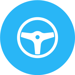 Steering wheel icon