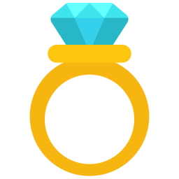 diamanten ring icoon