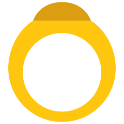 anello con sigillo icona