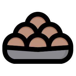albóndiga icono