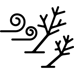 風と曲がる木 icon