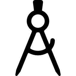 brújula abierta icono