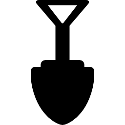 Садовая лопата иконка