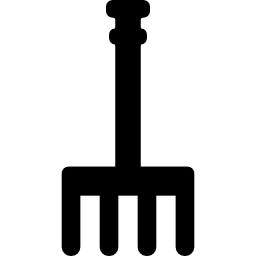 tenedor de jardinería icono