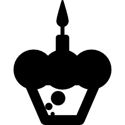 Cupcake and Candle icon