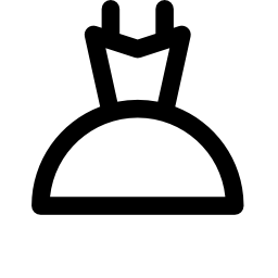 Женское платье иконка