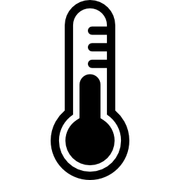 termómetro científico icono