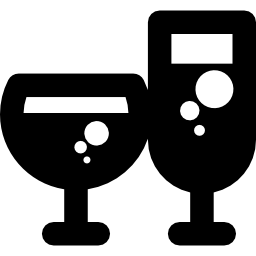 Бокалы для вина иконка
