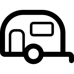 caravana de camping icono