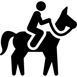 andar a cavalo Ícone
