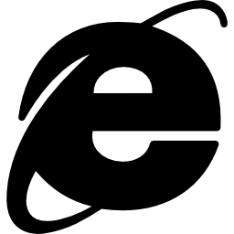 logotipo de internet explorer icono