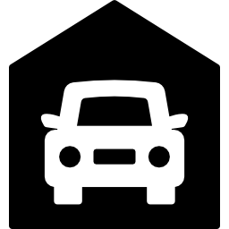 garaż samochodowy ikona