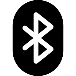 Bluetooth logo with background icon