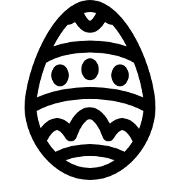 jajko ozdobne ikona