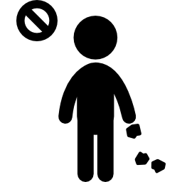 não jogue lixo Ícone