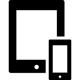 tablet e smartphone Ícone