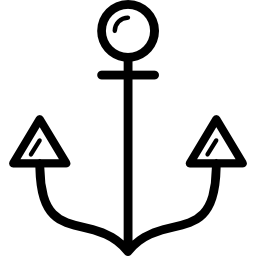 Vintage anchor icon