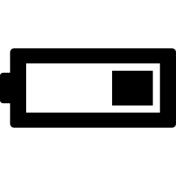 ćwiartka baterii ikona