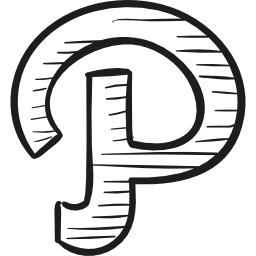 logo rysowania ścieżki ikona