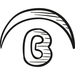 logo czarnej planety ikona