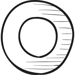 logotipo de orkut draw icono