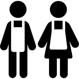 pareja de cocina icono
