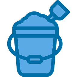 Sand bucket icon