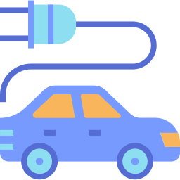 Electric car icon