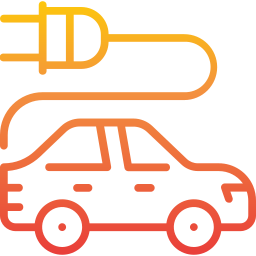 Electric car icon