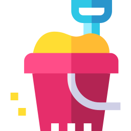 Sand bucket icon