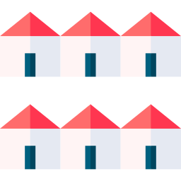 Terraced house icon