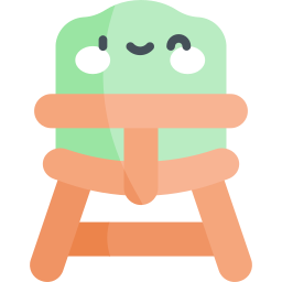 Baby chair icon