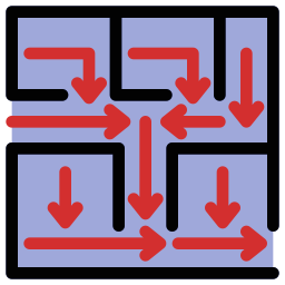 Evacuation plan icon