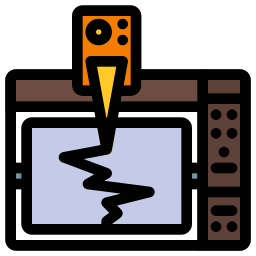 sismógrafo icono