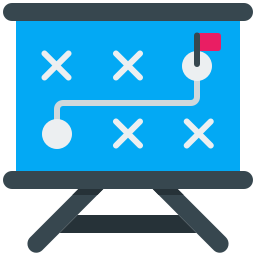 stratégie de marketing Icône