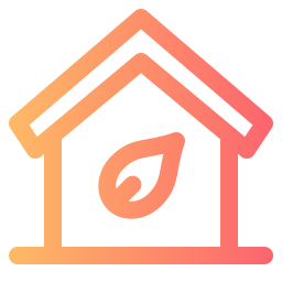 Eco house icon