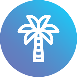 Coconut tree icon